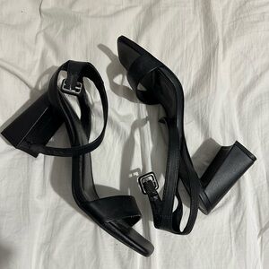Madden Girl Winnii Black Heeled Sandals